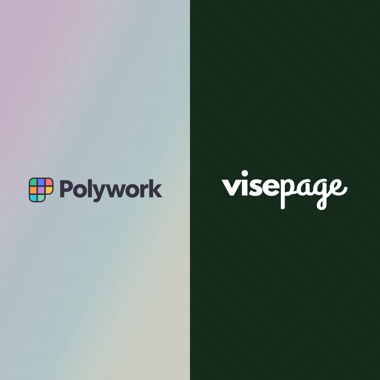 Polywork replacement plan showing a migrated VisePage services website dashboard