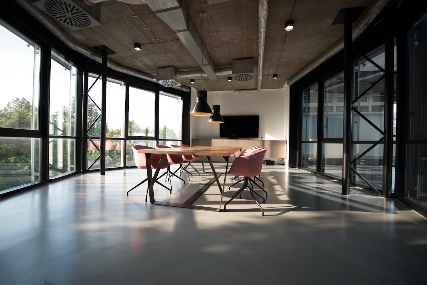 Executive workspace with strategy notes and laptop